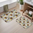 thumbnail image 2 of Highland Cow and Bathtub Print Bath Mat Set Of 2,Non-Slip Rug for Bathroom,Kitchen,Bedroom,Entrance, 30x17 and 23.5x15.7 Inches, 2 of 5