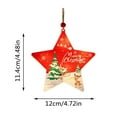thumbnail image 3 of Binwennn Christmas Decorations LED Lights String Christmas Tree Pendants Snowman Atmosphere Lights Button Lights Glow in The Dark Birthday in The Dark Letters for Outdoor in The Dark Posters for Boys, 3 of 4