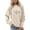Beige, variant on XIAONU Womens Kindness Graphic Sweatshirts Positive Message Pullover Soft Casual Daily Crewneck