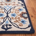 thumbnail image 3 of Safavieh Chelsea Odetta Geometric Area Rug, Ivory/Navy, 5'3" x 8'3", 3 of 11