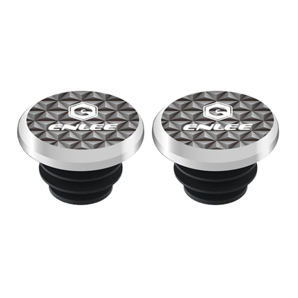 Tapones Para Manillar De Bicicleta - Aleación De Aluminio Y ABS, Para Diámetros De 22-24 Mm | Fácil Instalación, Mejoran El Agarre | Ideales Para MTB, Carretera Y Plegables