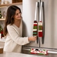 thumbnail image 4 of Christmas Door Handle Covers with Snowman Pattern, Set of 3, Red, Green, and White, for Kitchen Appliances and Cabinets, Decorations, 4 of 4