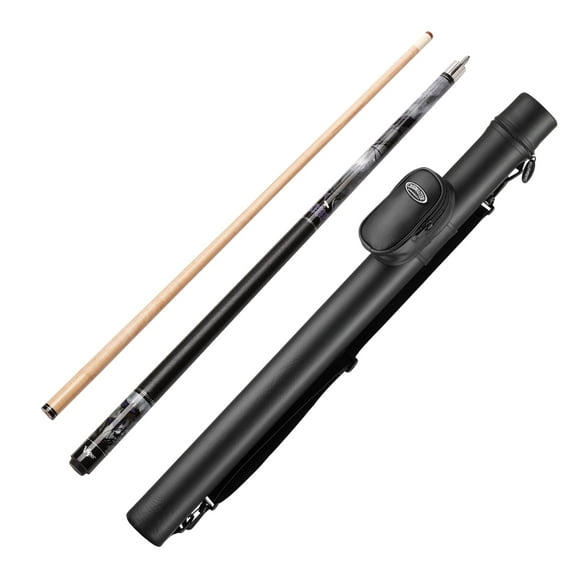 Viper Underground Raven Cue and Casemaster Q-Vault Supreme Black Cue Case