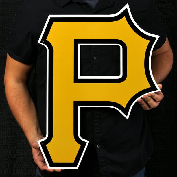 Pirates de Pittsburgh 20" P Logo en Acier Découpé au Laser Signe
