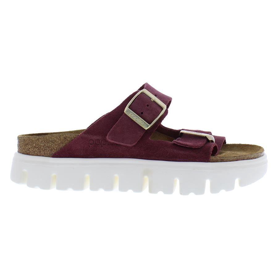 Birkenstock Arizona Papillio Chunky Narrow Unisex Shoes Size 5, Color: Berry Crush