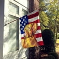 thumbnail image 2 of Carolines Treasures LH9012CHF 28 x 40 In. Usa American Flag With Vizsla Flag Canvas- House Size, 2 of 2