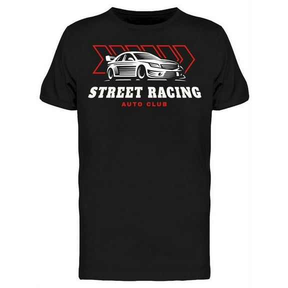 Street Racing Auto Club T-Shirt Men -Image by Shutterstock, Male Medium