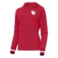 thumbnail image 2 of Women's Antigua Red Cleveland Guardians Trek Pullover Hoodie, 2 of 3