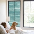 thumbnail image 3 of Duck Green Window Privacy Film, Vintage Modern Abstract Art Ombre Static Cling UV Sun Blocking Tint Film Heat Control Windows Films for Bedroom Bathroom, Window Stickers 29.5"x78.7", 3 of 8