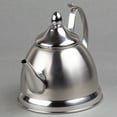 thumbnail image 3 of Creative Home Nobili-Tea 1.0 Quart Stainless Steel Tea Kettle with Infuser Basket and Aluminum Capsulated Bottom for Even Heat Distribution, Satin Finish, 3 of 5
