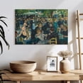 thumbnail image 3 of Elephant Stock Dance At Le Moulin De La Galette Wall Art - Horizontal Canvas Wall Art - Lobby Wall Decor - People Canvas - Teal And Green Decor By Pierre Auguste Renoir - 24" x 16", 3 of 8