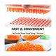 thumbnail image 3 of 96 agujeros Roe Builder con tubo de cocina Roe Maker Spoon Fish Roe Molecular Cuisine Professional Fish Transparente, 3 of 5