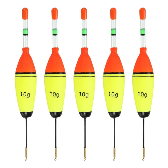 0.35oz Fishing Glowing Bobbers with Swivel EVA Fishing Float without Glow Sticks, 5 Pack