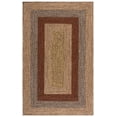 thumbnail image 2 of Safavieh Braided 6'-0" x 9'-0" Hand Woven Rug in Brown / Gold, 2 of 18