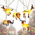 thumbnail image 1 of 1.7m Animal String Lights, Warm White Light, 10 Animal Shape LEDs, Children's Sleeping Light, For Children Room Decoration, Holiday Party Decoration, 1 of 8