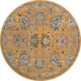 thumbnail image 2 of Rugs.com Lola Collection Rug – 8 Ft Round Yellow Medium Rug Perfect For Kitchens, Dining Rooms, 2 of 9