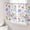 Multi, variant on Sheer Curtains 54 Inch Length 2 Panels Set for Kitchen, Pueple Pink Flower Semi Sheer Curtains for Windows, Pastoral Pastel Pink Boho Floral Leaf Voile Window Treatments Rod Pocket Curtain