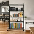 thumbnail image 3 of Heavy Duty 5-Shelf Shelving Unit,1250 lb. Total Capacity,29" D x 14"W x 61" H,Black, 3 of 7