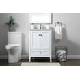 thumbnail image 7 of Elegant Lighting VF21124WH Hamilton 24" Free Standing Single Basin Vanity Set - White, 7 of 7