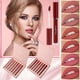 thumbnail image 2 of Fiudx Liquidación De Ofertas Flash Juego De Pintalabios Maxfine De 6 Uds, Caja De Pintalabios, Juego De Brillo De Labios Para Aniversario Y Cumpleaños Para Mujer, 12Ml, 2 of 7