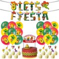 thumbnail image 2 of Conjunto de decoración de fondo de fiesta estilo bandera de carnaval accesorios de fotografía adecuados para diversas ocasiones, 2 of 5
