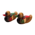thumbnail image 2 of Uscallm under $5 Wooden Duck Figurines, Hand Carved Wooden Duck Figurines Set,Colorful Decorative Duck Statues for Home Shelf Decor,Modern Farmhouse Animal Ornaments for Living Room, 2 of 7