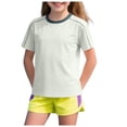thumbnail image 3 of WUANDIXFA Boys' Rash Guard Toddler UPF 50+ Rashguard Short Sleeve Sun Protective Swim Shirt (Green, 13-14 Years), 3 of 8