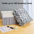 thumbnail image 2 of Current Black Elegance Card Organizer Box - Stores 140+ Cards (Not Included). 7" x 9" x 9.5", 2 of 7