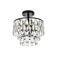 thumbnail image 3 of Mila 12 inch flush mount in black, 3 of 7