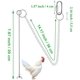 thumbnail image 2 of Alimentador de pollos colgante, alimentador de pájaros colgante para loros y pollos, alimentador de pollos de juguete de acero inoxidable oso de fresa Electrónica, 2 of 5