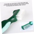 thumbnail image 5 of 3 Pieces Double Head False Toothbrush Denture Cleaning Brushes Cleaning Tool, 5 of 5