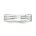 thumbnail image 3 of Bague Anneau en Argent Sterling 925 6 mm Polie Fantaisie Taille 8,5, 3 of 4