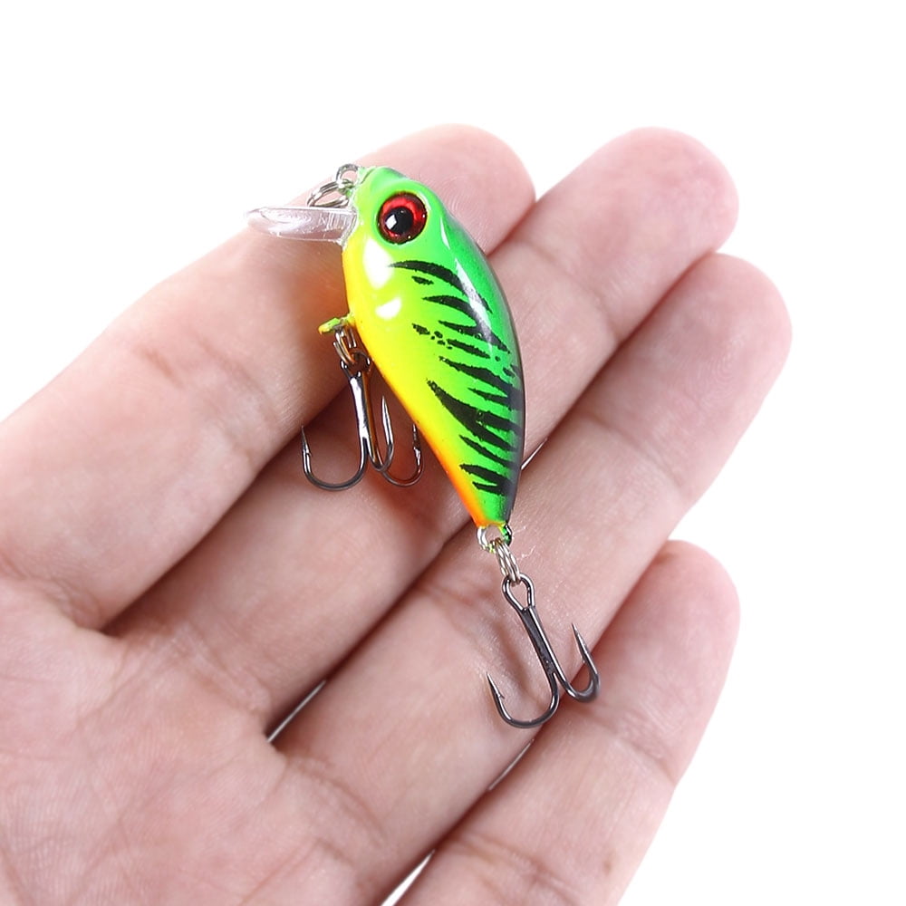 HENGJIA Fishing Lures Hard Bait Minnow Lure with Treble Hook Swimbait Fishing Bait Crankbait Sinking Lure for Bass Trout Walleye