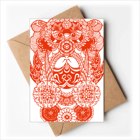 Chinese Beijing China Head Greeting Cards You are Invited Invitations
