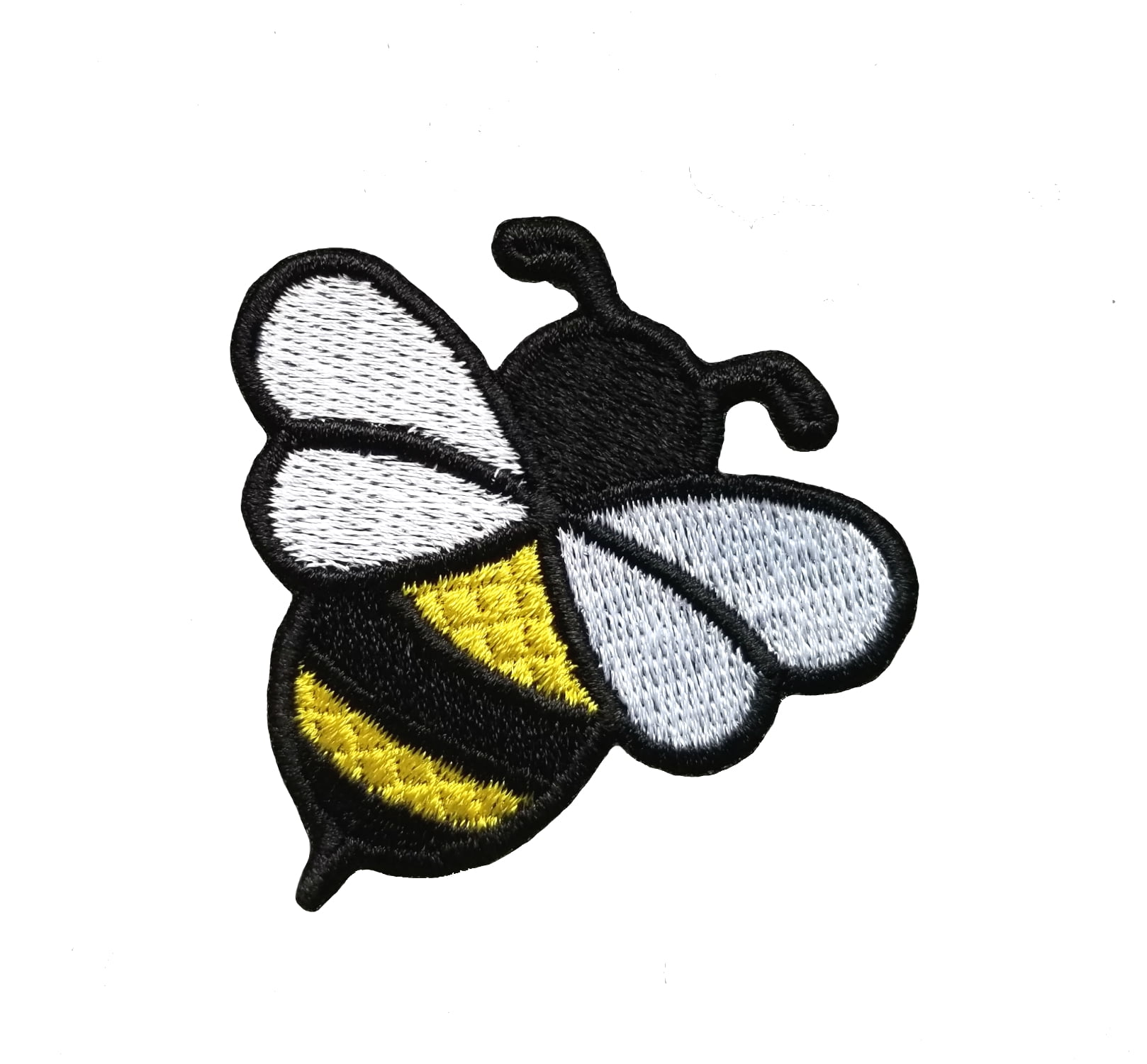 Bumble Bee Sew On Patches Embroidered Badges Bags Applique Fabric Clothes CrYJAW