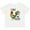 AA-White, variant on Farmer I Rule the Roost Rooster Boys or Girls Baby T-Shirt