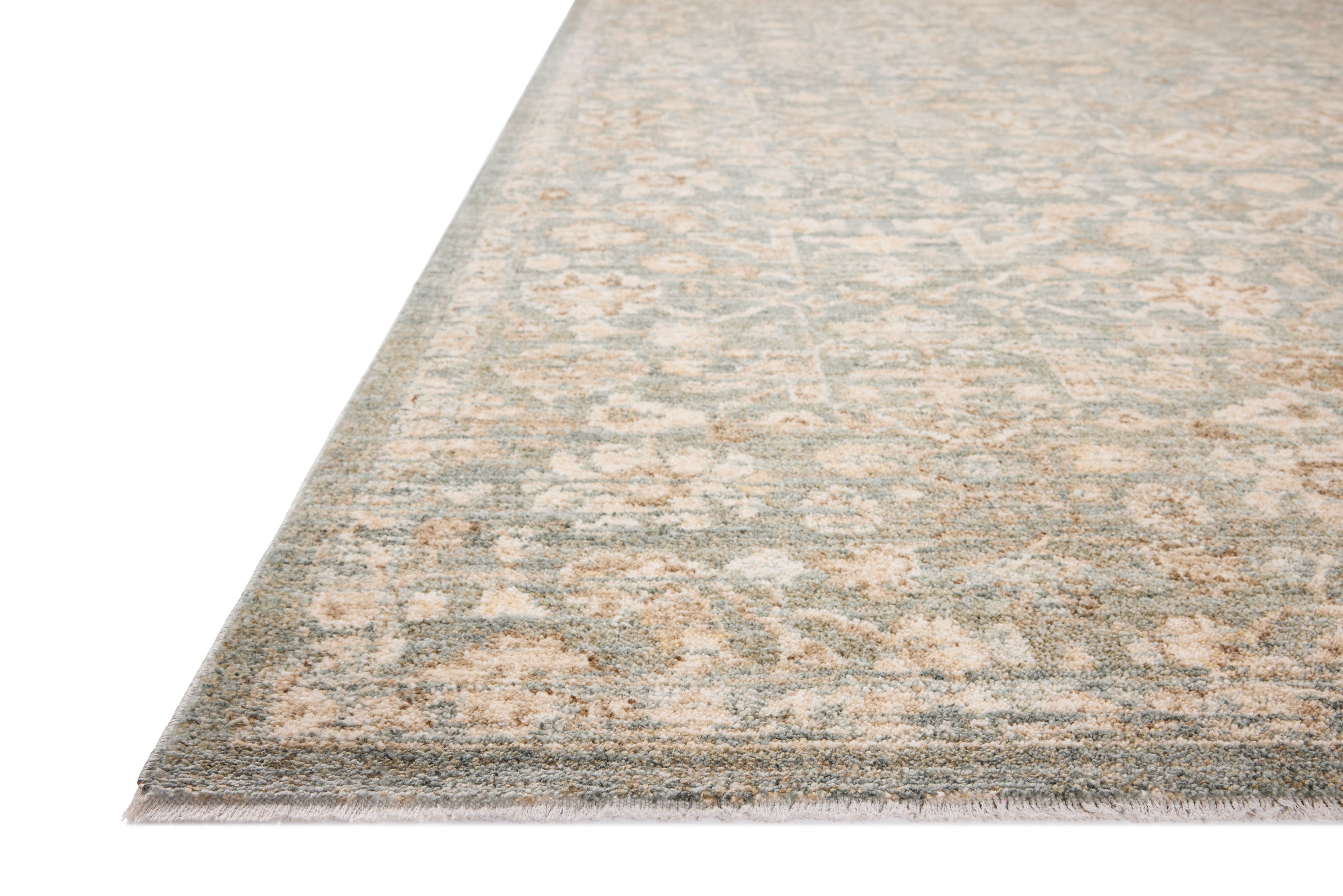 Chris Loves Julia x Loloi Palma Blue / Natural 2'-7" x 10'-0" Runner Rug