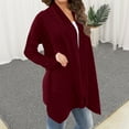 thumbnail image 7 of Pyhlmscde Womens Lightweight Cardigan Sweater Knit Loose Long Sleeve Sweater Casual Soft Drape Open Front Fall Dusters 2025, Lightweight Cardigans for Women,Cardigan Pack, 7 of 7