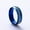 4#Blue Cubic Zirconia Ring, variant on 6mm Stainless Steel Band Crystal Ring Party Couple Jewelry Gifts for Men Women-6#Colorful rainbow Ring-8