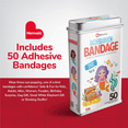 thumbnail image 3 of BioSwiss Bandages, Mermaid Shaped Self Adhesive Bandage, Latex Free Sterile Wound Care, Fun First Aid Kit Supplies for Kids and Adults, 50 Count, 3 of 7