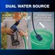 thumbnail image 5 of Hidrolavadora portátil inalámbrica Ontel Turbo Jet HydroX5 Pro (batería de 21 V y 3000 mAh), boquilla 6 en 1, doble fuente de agua y manguera desmontable de 4,8 m, 5 of 5