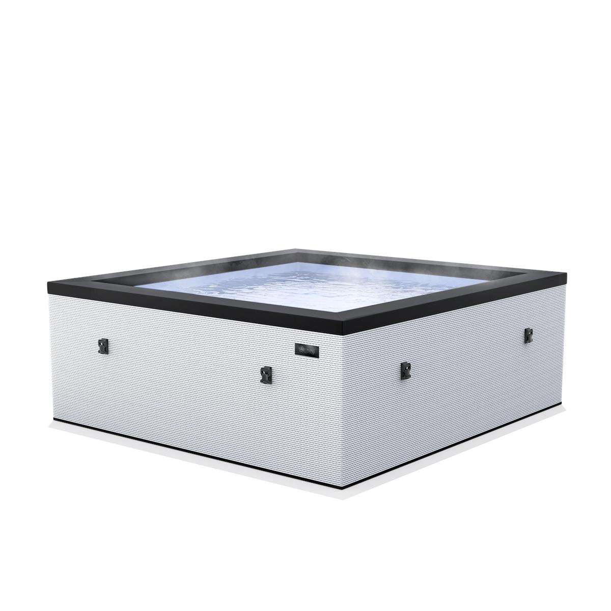 Wave Garda Rigid Eco 6 Person Foam Spa Pebble White