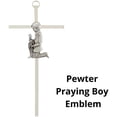 thumbnail image 4 of Jeweled Cross JC-1077-E First Communion Boy Cross, 4 of 5