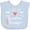 AE-Light Blue, variant on Inktastic I Love My Grandma and Grandpa Heart and Arrows Boys or Girls Baby Bib