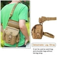 thumbnail image 3 of Bolsa de dos hombros Bolsa de pierna caída Impermeable Muslo Cintura Paquetes Bolsa para viajar Senderismo Ciclismo Camping, 3 of 7