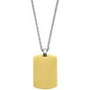 GTX Gold Stainless Steel Dog Tag, 22"