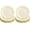 Beige with gold edge, variant on 30 Pcs Paper Plates 7 In Ivory Party Plates Scalloped Paper Plate Cute Disposable Cake Plate for Baby Shower, Bridal Shower, Birthday, Wedding