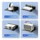 thumbnail image 2 of Wall Shelf Holder Floating Mount Storage Rack for TV Projector,Large, 2 of 5