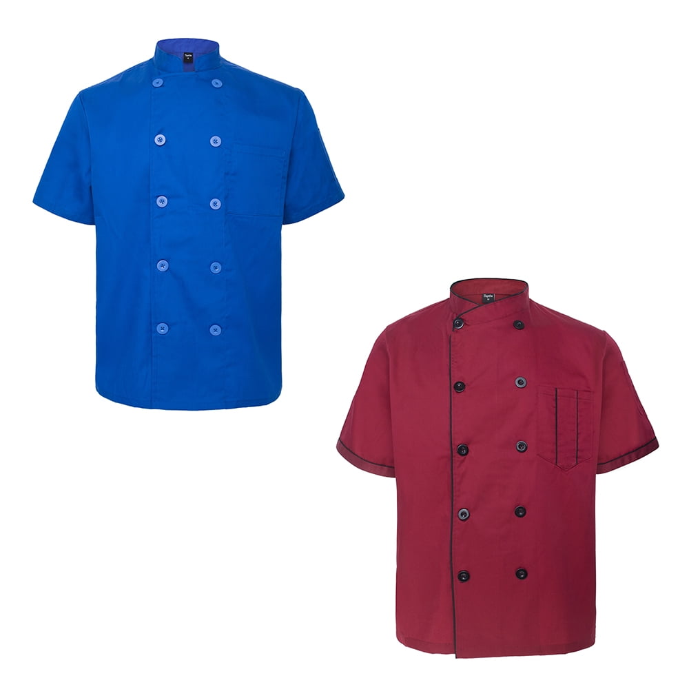 blue chef coat