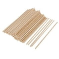 thumbnail image 5 of 100 Pieces Round Natural Balsa Wood Wooden Sticks Dowel Rod for Model Making Woodcraft Woodworking DIY Wedding Birthday Ornament 150mm, 5 of 8